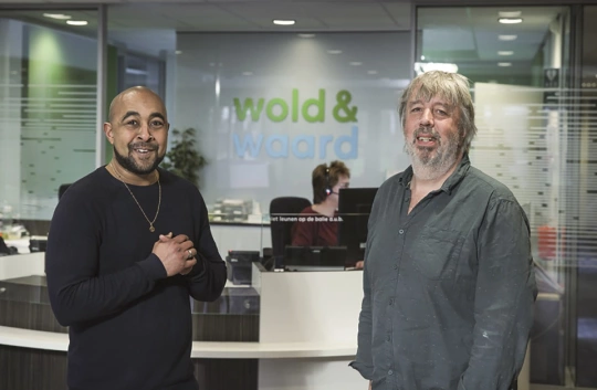 Danny Gijsbertha en Johan Steensma (Wold & Waard) Danny Gijsbertha en Johan Steensma (Wold & Waard)