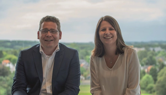 IT- en facilitymanagers Ron Smeets en Eline van Loon IT- en facilitymanagers Ron Smeets en Eline van Loon