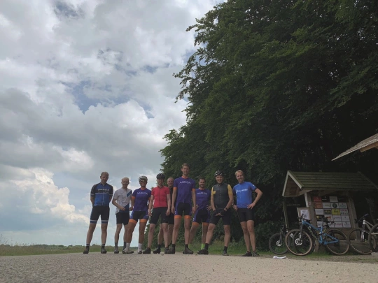 MTB met collega's